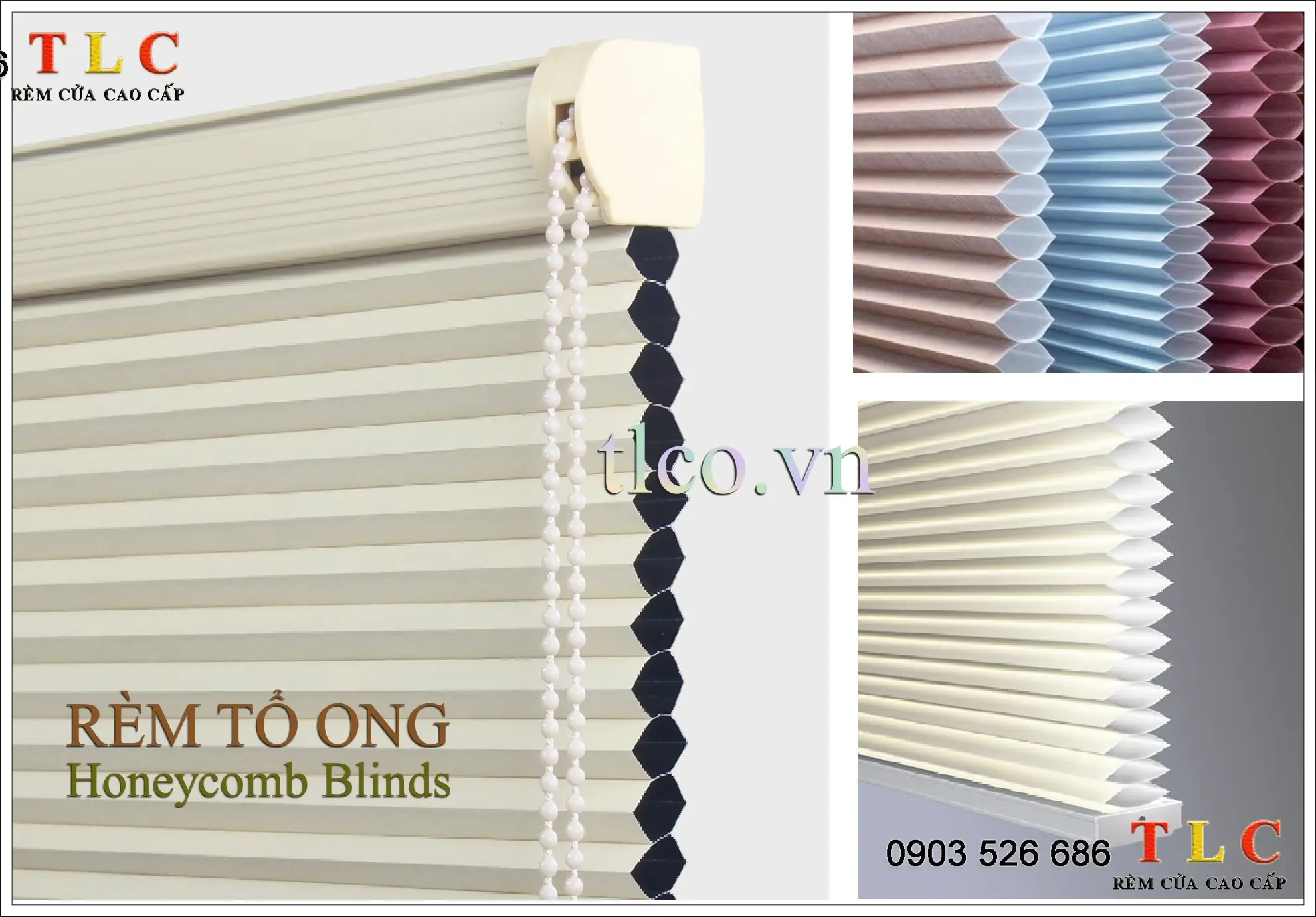 Các loại vật liệu rèm che phù hợp.