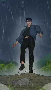 Rồng xanh vươn mình giữa mây và bình minh.