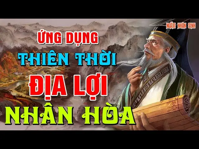 Triết lý Thiên thời Địa lợi Nhân hòa