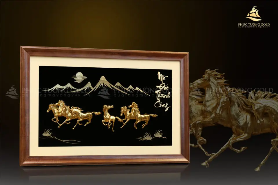 Ngựa Tám Con Chiêu Tài: Giải Mã Biểu Tượng Sức Mạnh, Tốc Độ và Thịnh Vượng Trong Phong Thủy Chính Phái 8 Sơ đồ đặt tranh 8 ngựa phòng khách phong thủy