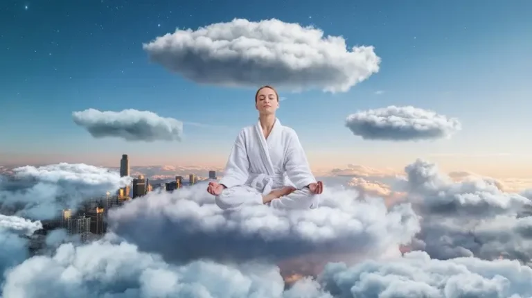 Người suy tư giấc mơ, cân bằng Thiên Địa Nhân.