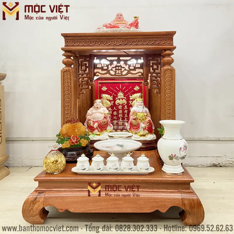 Khám Phá Ý Nghĩa Tượng Thổ Địa: Chìa Khóa Vượng Khí Gia Đạo 7 Mẫu bàn thờ Thần Tài Thổ Địa chuẩn phong thủy.