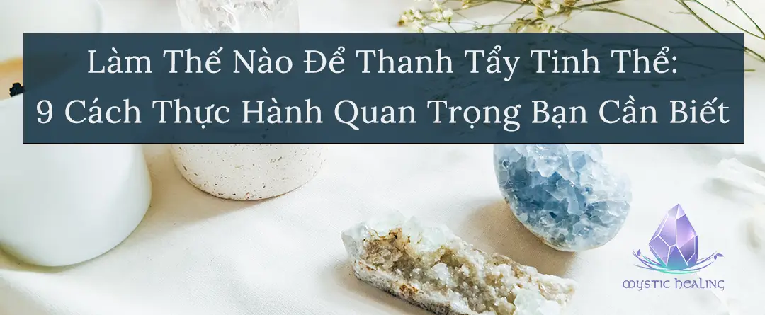 Obsidian được thanh tẩy bằng nước muối tinh khiết.