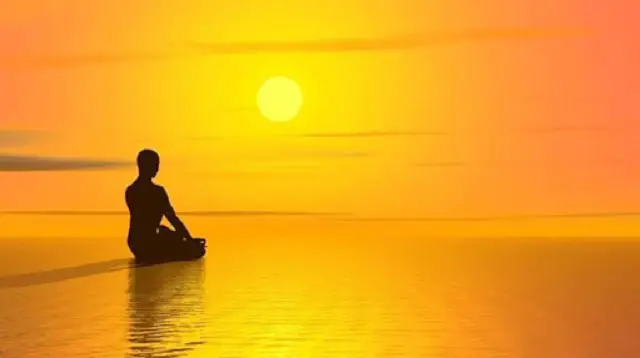 Người thiền định thực hành chánh niệm bình an