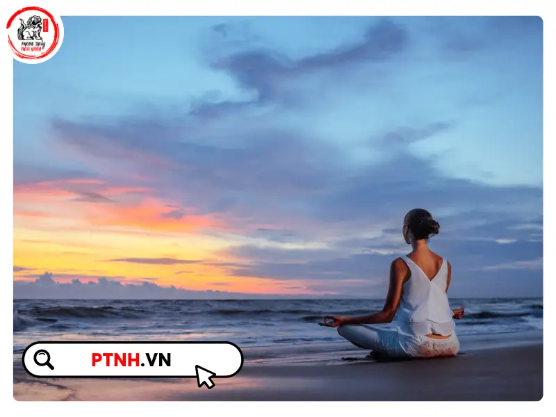 Thiền định phong thủy: Biểu tượng cân bằng triết lý.