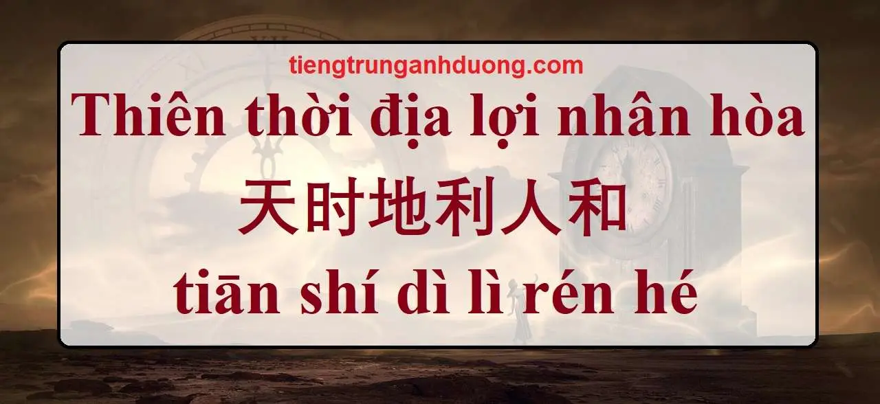 Thiên Địa Nhân Hòa - Cân Bằng Yếu Tố