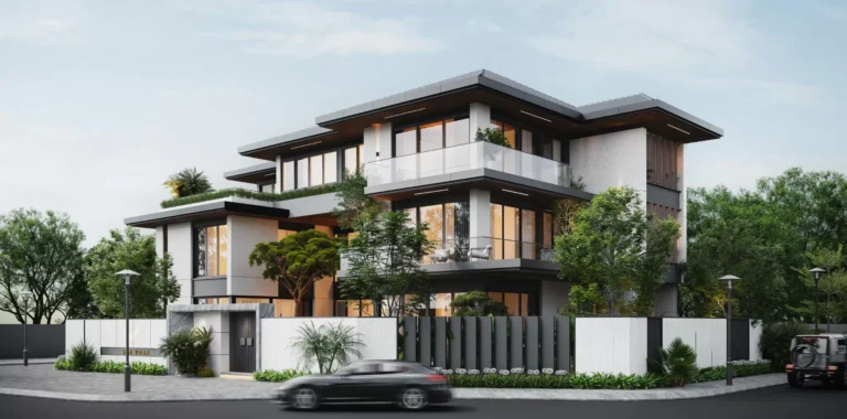 Ngôi nhà hiện đại đang xây dựng: Khởi đầu phát triển