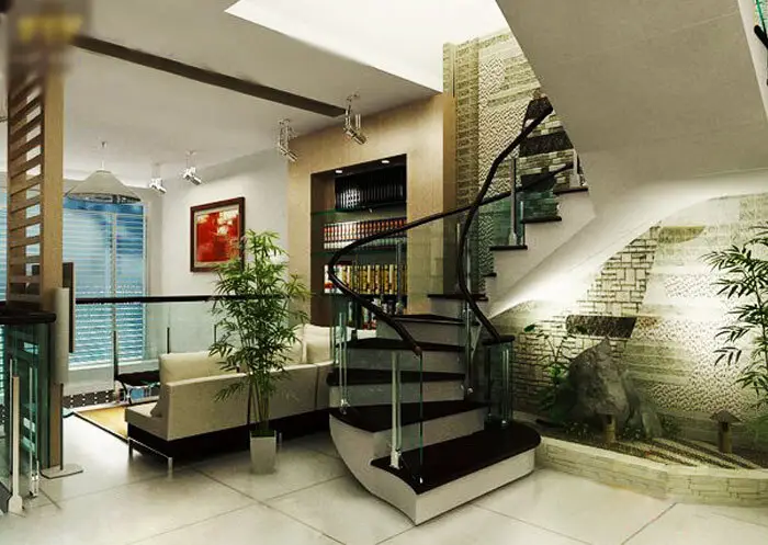 Thiết kế cầu thang Phong thủy hài hòa