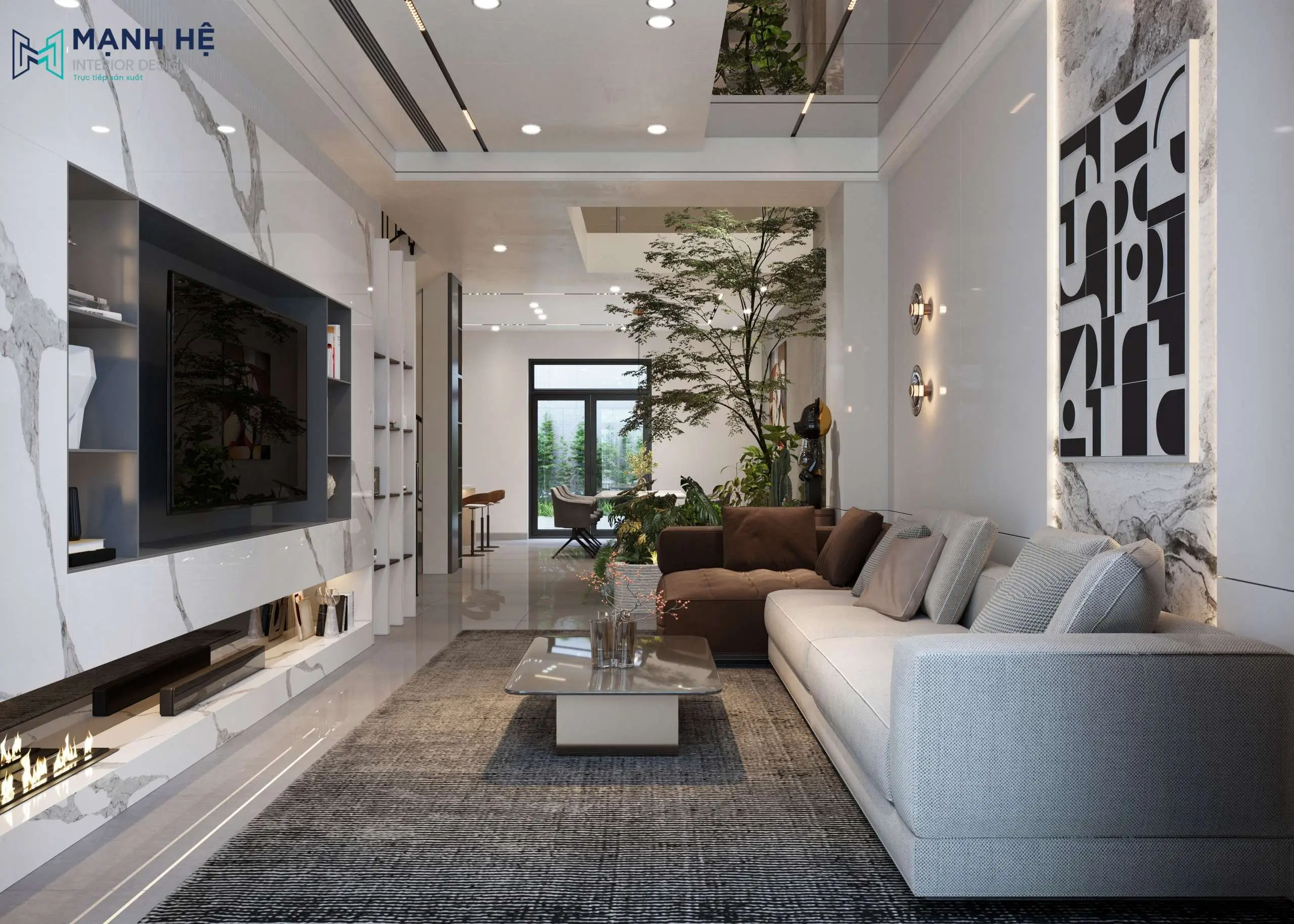 Nhà mới tươi sáng, ấm cúng – Thiết kế hiện đại