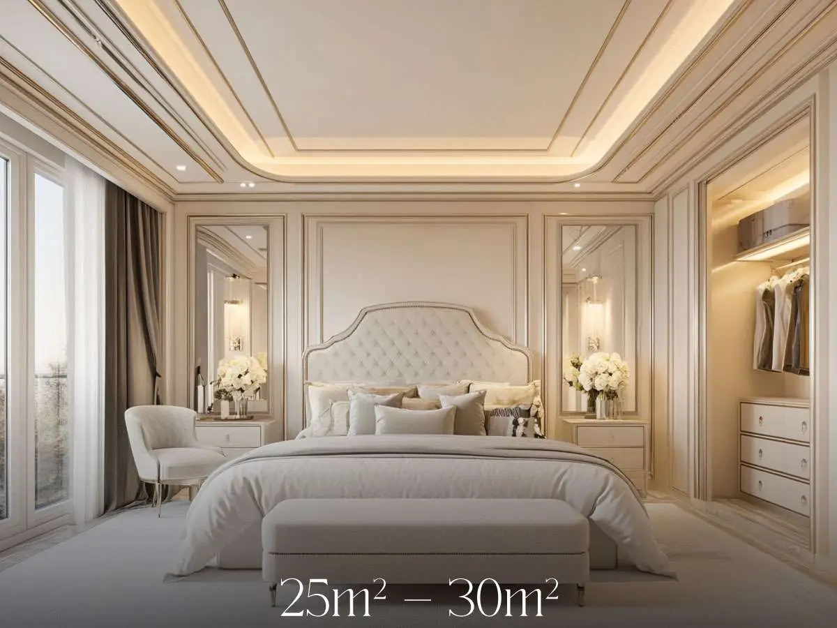 Hóa Giải Giường Ngủ Đối Diện Gương: Bí Quyết Đặt Chuẩn Phong Thủy Từ Chuyên Gia 7 Hình ảnh minh họa sự hài hòa trong phòng ngủ