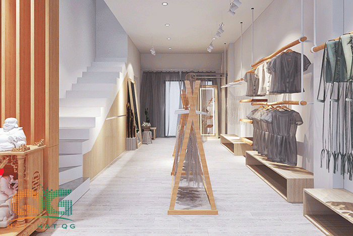 Thiết kế phong thủy tổng thể cho shop thời trang.
