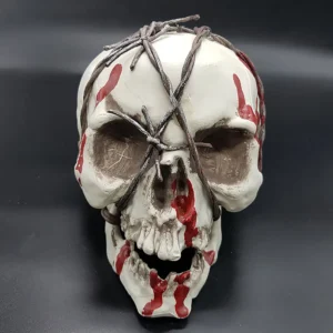 Đầu lâu đa diện: Sáng tối, trang trí cầu kỳ.