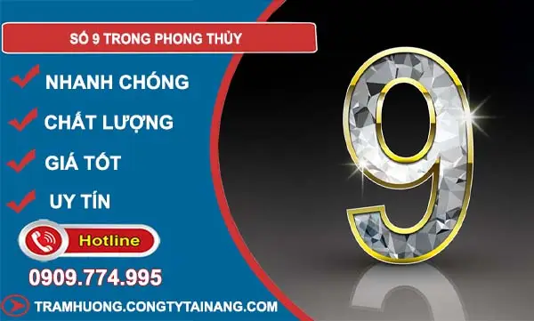 Ý nghĩa số 9 phong thủy: Giải mã sức mạnh vĩnh cửu tài lộc 6 Vật phẩm phong thủy số 9 may mắn