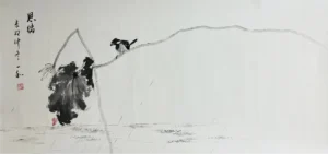 Người phụ nữ trầm tư, chiêm nghiệm giấc mơ.