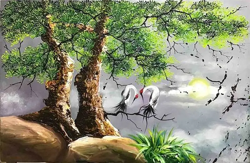 Bức Tranh Phong Thủy Ngũ Hành Cân Bằng, An Yên