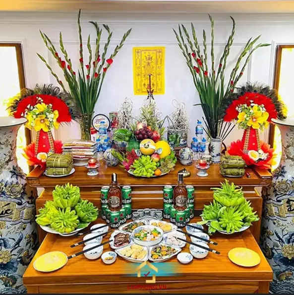 Nghi lễ thắp hương bàn thờ gia tiên Việt