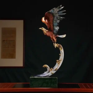 Tượng Đại Bàng Đồng Tung Cánh Bàn Văn Phòng.