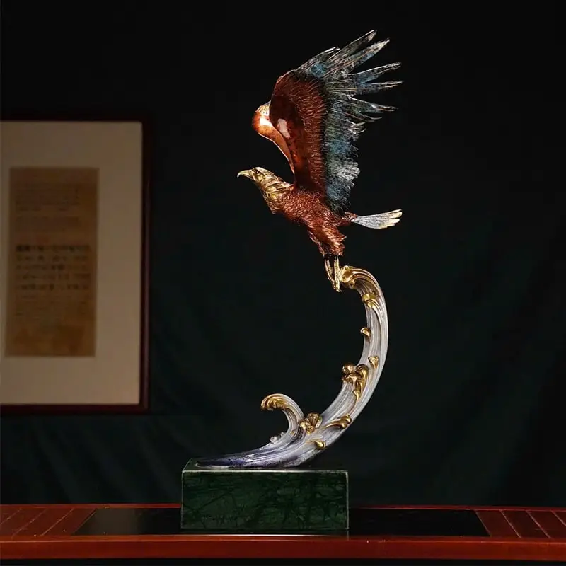 Tượng Đại Bàng Đồng Tung Cánh Bàn Văn Phòng.