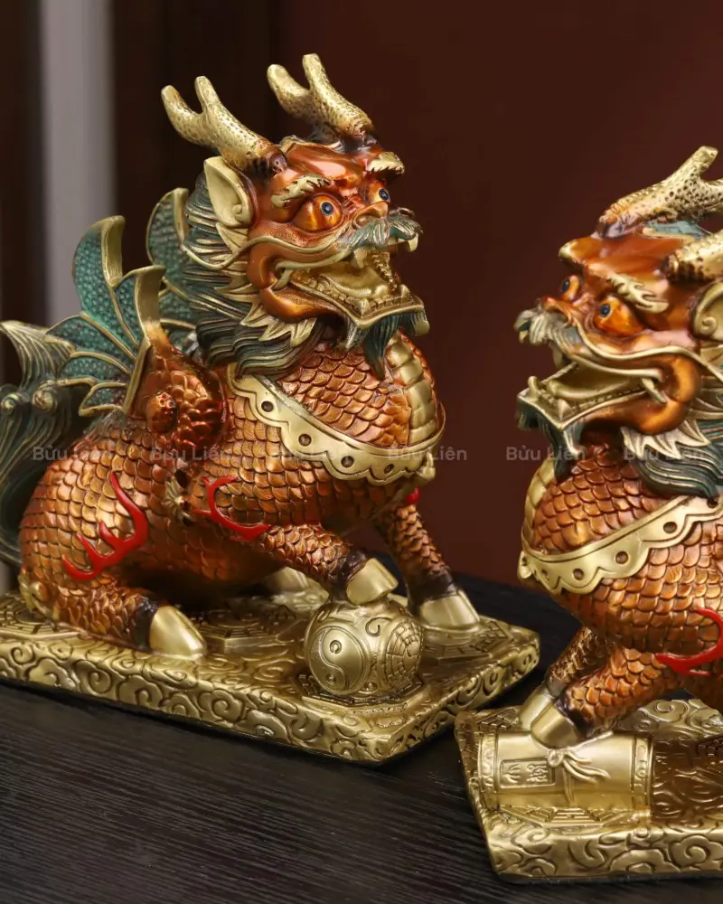 Bảng chất liệu Kỳ Lân hợp mệnh Thổ.