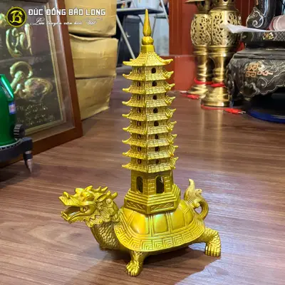 Long Quy (Rùa Đầu Rồng): Giải mã linh vật trấn trạch, chiêu tài và bí quyết kích hoạt năng lượng phong thủy tối thượng 6 Tượng Long Quy cõng tháp Văn Xương, học vấn sự nghiệp.