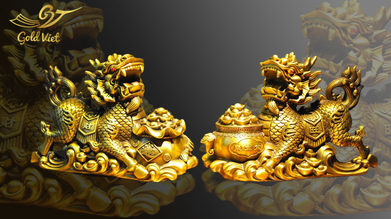 Tỳ Hưu: Hành Trình Huyền Thoại Xuyên Suốt Lịch Sử Trung Hoa – Từ Thần Thú Hộ Vệ Đến Linh Vật Chiêu Tài 6 Tượng Tỳ Hưu cổ Minh Thanh ngọc đồng