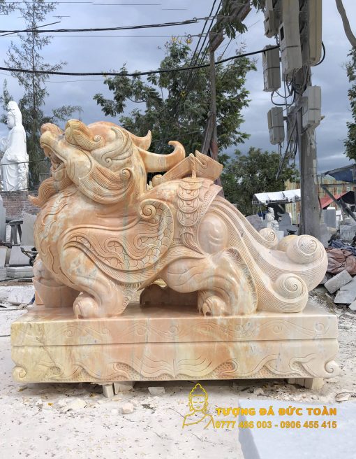 Tỳ Hưu Cho Người Tuổi Tuất Mệnh Thổ: Hóa Giải Bế Tắc, Chiêu Tài Lộc Theo Chuẩn Phong Thủy Chính Phái 3 Tượng Tỳ Hưu Thiên Lộc đá cẩm thạch vàng