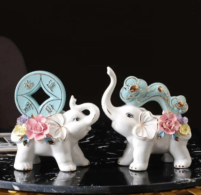 Tượng Voi Phong Thủy Trên Bàn Làm Việc: Kích Hoạt Quyền Năng, Chiêu Tài Lộc và Bình An Sự Nghiệp 4 Tượng voi phong thủy may mắn trên bàn làm việc