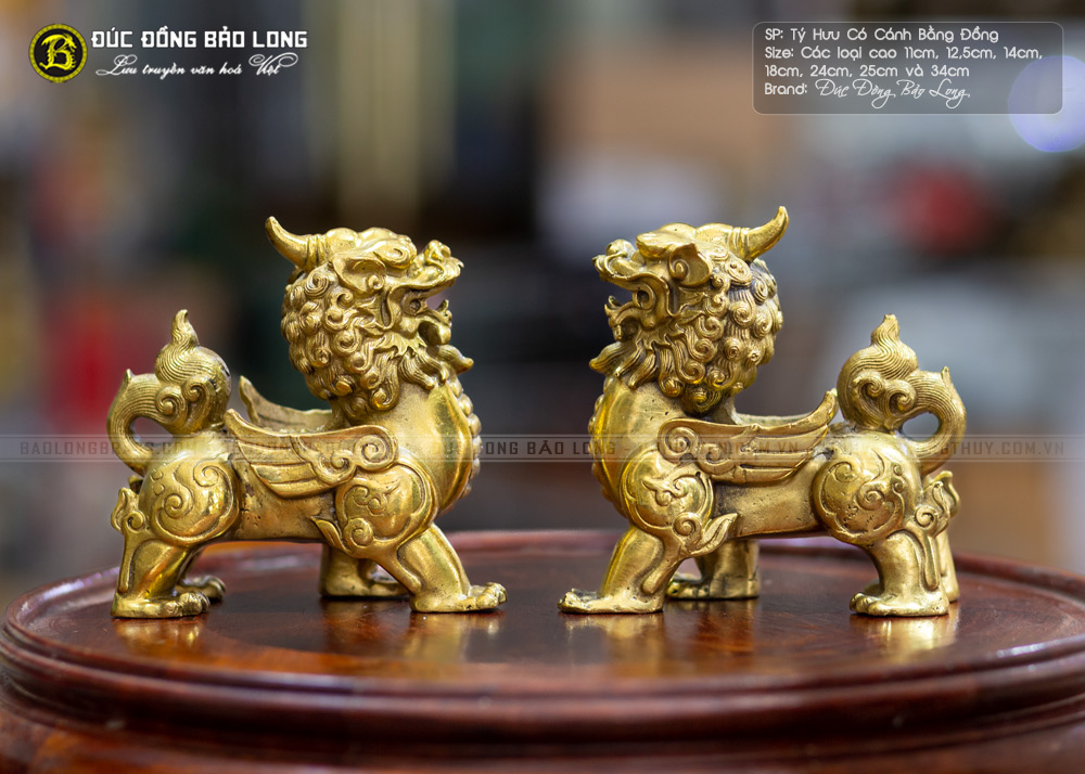 Tỳ Hưu – Khai Mở Kim Vận, Đại Cát Đại Lợi: Bí Quyết Chọn Quà Khai Trương Chuẩn Phong Thủy 6 Tỳ Hưu đa dạng chất liệu và kích thước