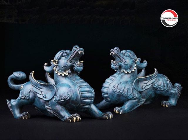 Tỳ Hưu Trong Phong Thủy Gia Trạch: Cẩm Nang Chuyên Sâu Về Hướng Đặt Để Tối Ưu Tài Lộc Và Phúc Khí 5 Tỳ Hưu độc giác và song lộc phong thủy.