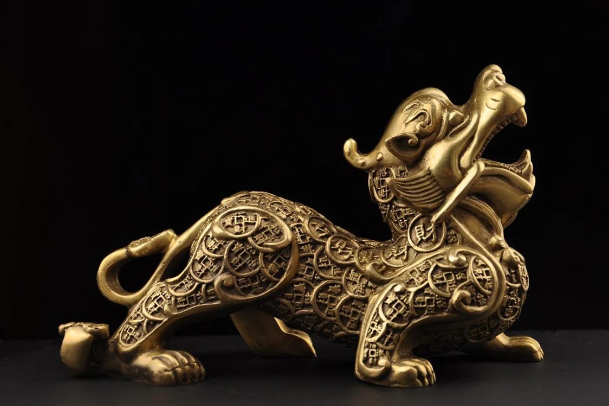 Tỳ Hưu nghệ thuật: Thịnh vượng, bảo vệ.