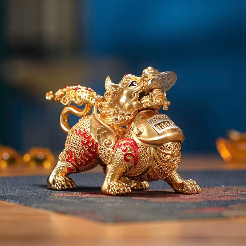 Tỳ Hưu phong thủy an vị trong không gian sạch.