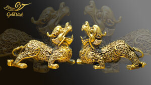 Tỳ Hưu phong thủy vàng bạc châu báu tài lộc