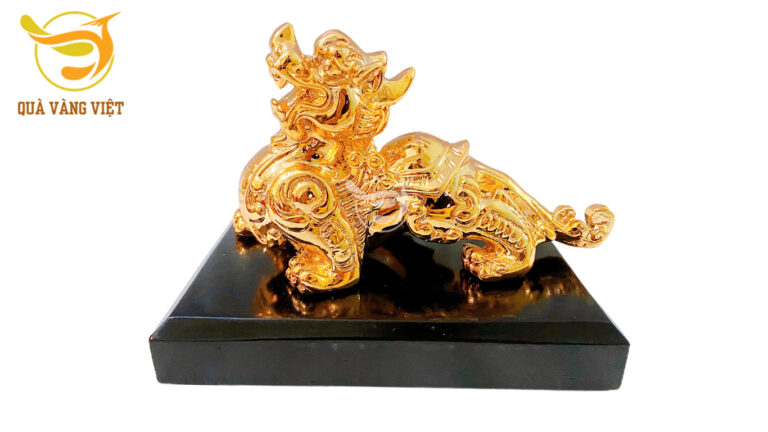 Tỳ Hưu vàng 24K nguyên khối và mạ vàng