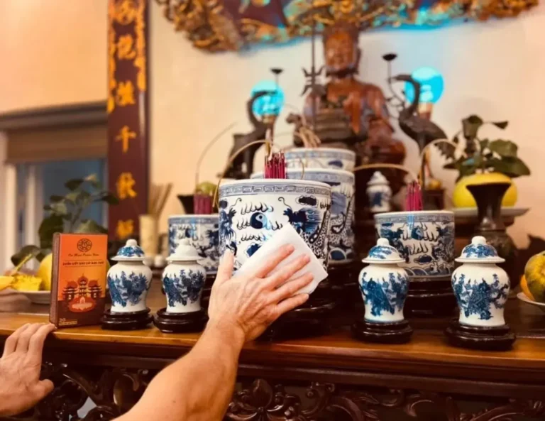 Bát Hương 5 Chân Hương Sau Bao Sái