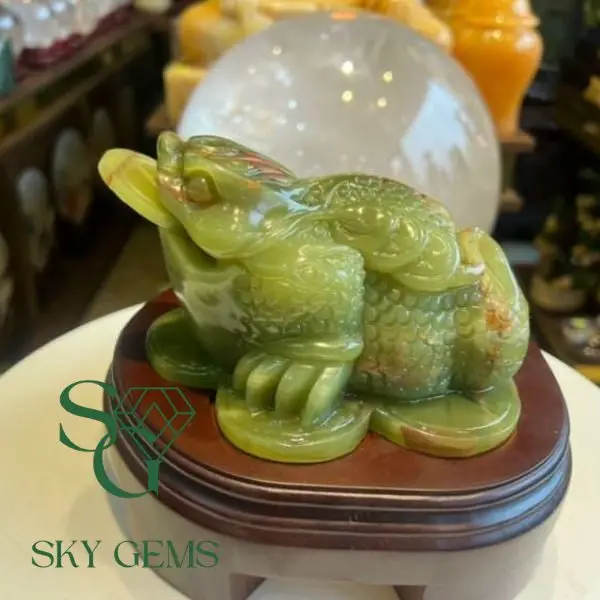 Vật phẩm khai quang Thiềm Thừ: vải, nước, rượu, thất bảo.