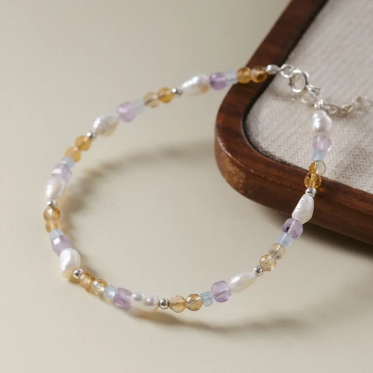 Vòng Bạc 925 Thạch Anh Hợp Tuổi: Bí Quyết Chọn Lựa Chuẩn Phong Thủy 4 Vòng Bạc 925 Thạch Anh Tím Lấp Lánh