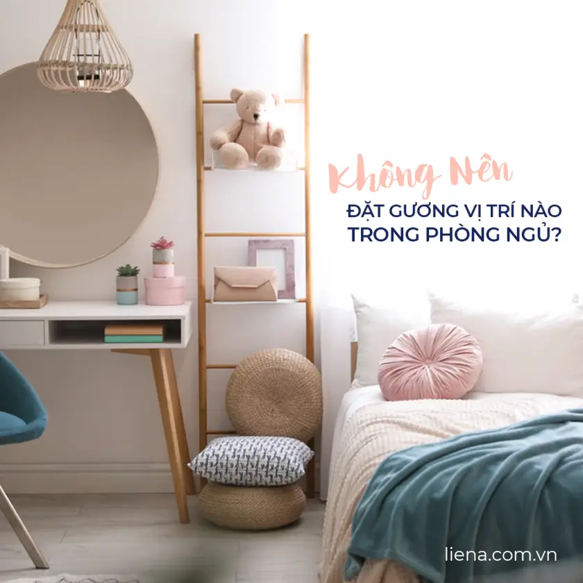 Gương phòng ngủ: Vị trí nên tránh.