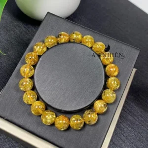 Vòng thạch anh vàng tự nhiên rực rỡ