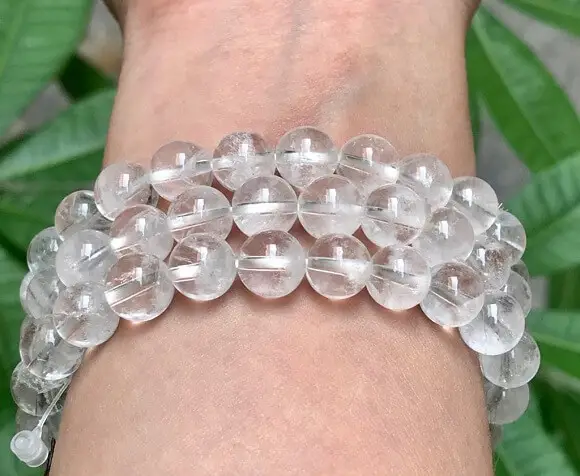 Khám Phá Sức Mạnh Vòng Thạch Anh Pha Lê Hợp Mệnh Thủy Chính Xác 4 Vòng Tay Thạch Anh Trắng Tinh Khôi