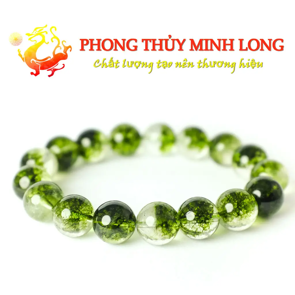 Vòng Thạch Anh Ưu Linh Tuổi Mùi: Khai Mở Vận Khí 6 Vòng tay Thạch Anh Ưu Linh xanh lá