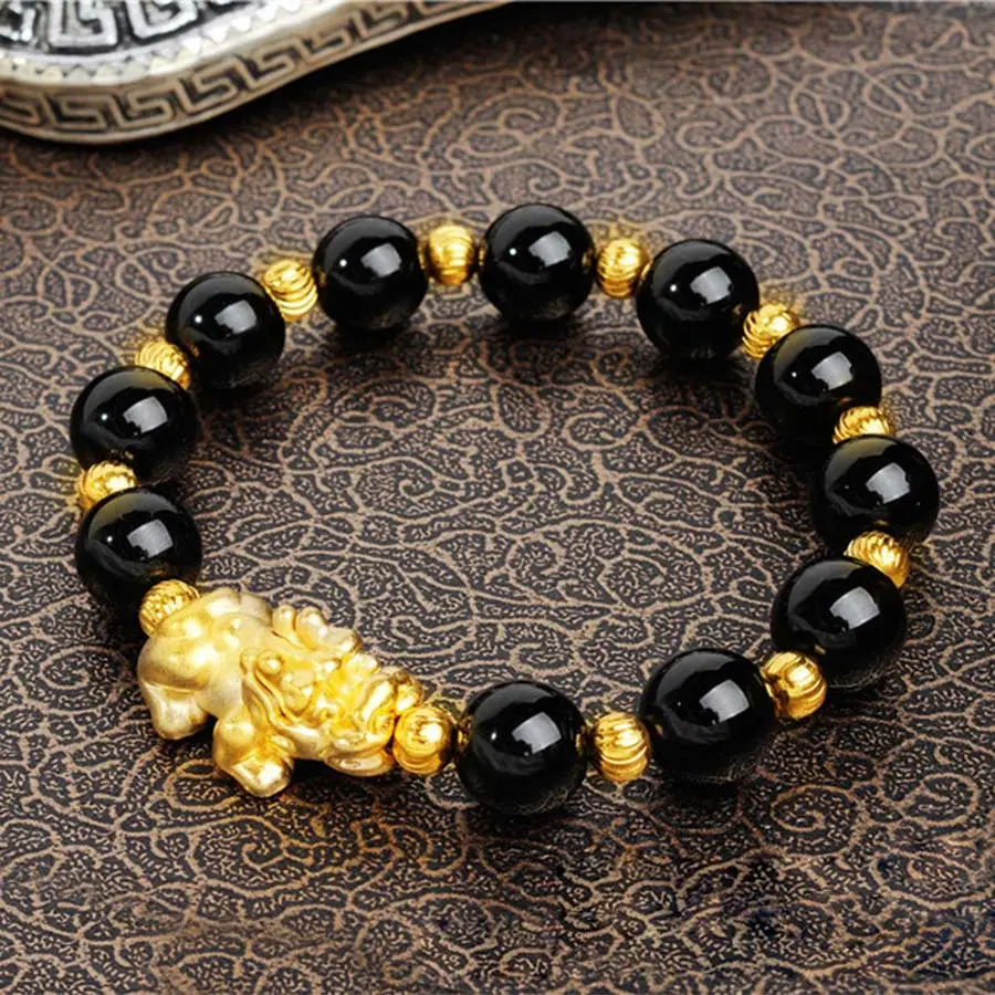 Vòng Tỳ Hưu Tuổi Thìn: Khai Mở Tài Lộc Và Bình An Chuẩn Phong Thủy 7 Vòng tay Tỳ Hưu chạm khắc tinh xảo phong thủy