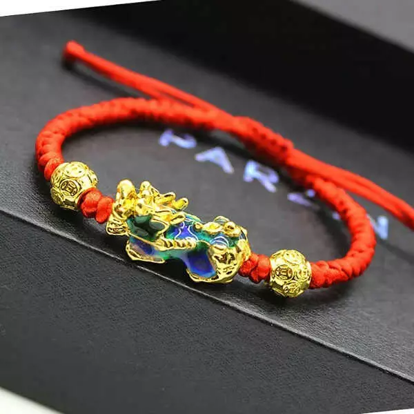 Vòng Chỉ Đỏ Tỳ Hưu Đôi Phong Thủy