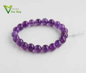 Vòng tay thạch anh tím 10mm tinh khiết