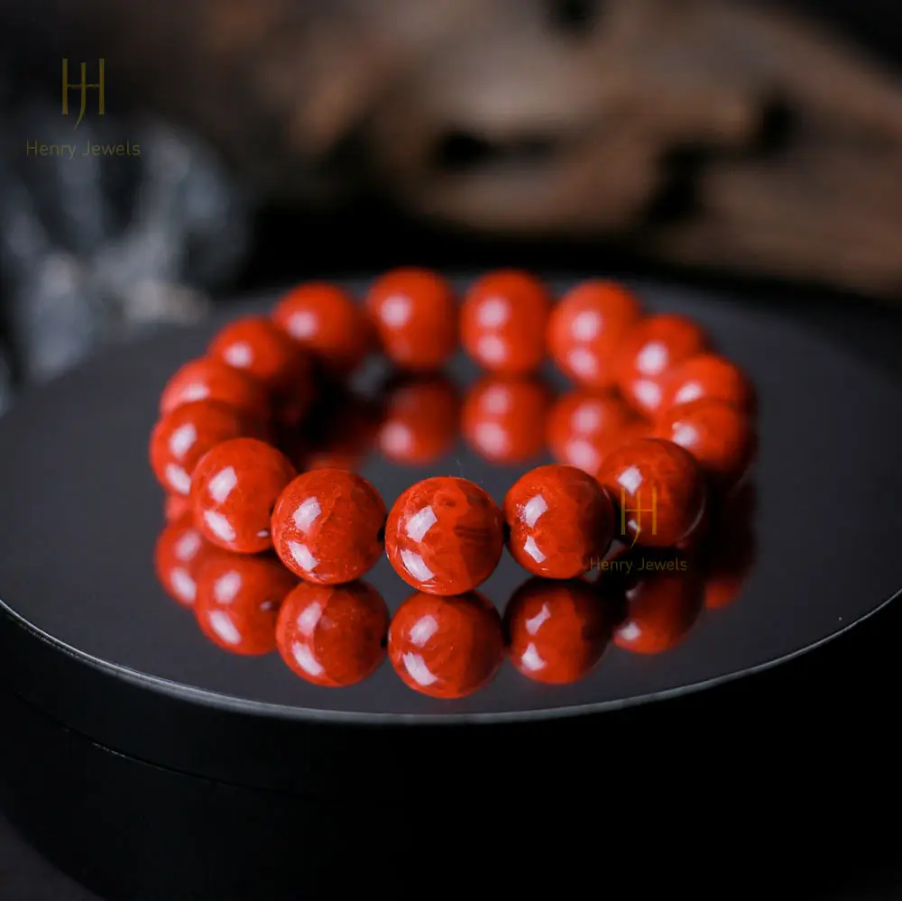 Vòng Phong Thủy Tuổi Ất Tỵ 1965: Khai Mở Bình An và Tài Lộc Cuộc Đời 6 Vòng tay Đá San Hô Đỏ tự nhiên