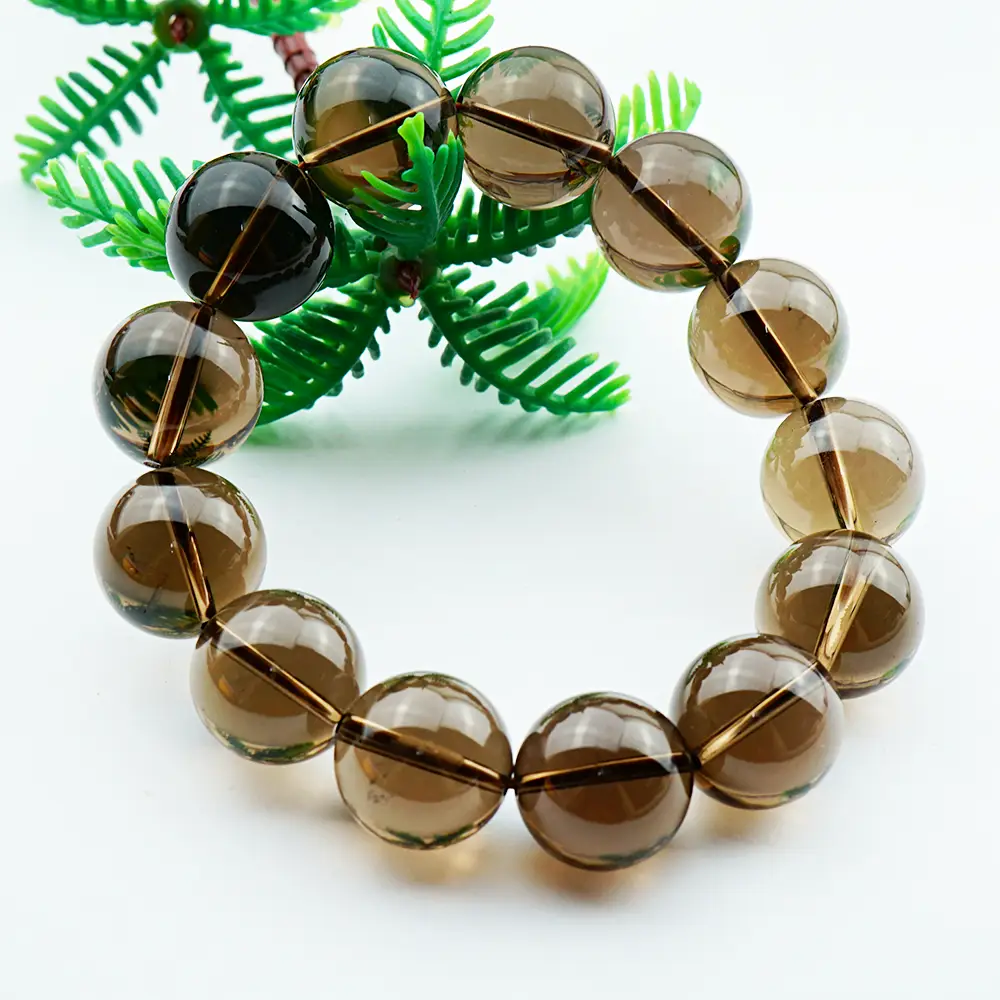 Vòng thạch anh khói tự nhiên chất lượng cao.