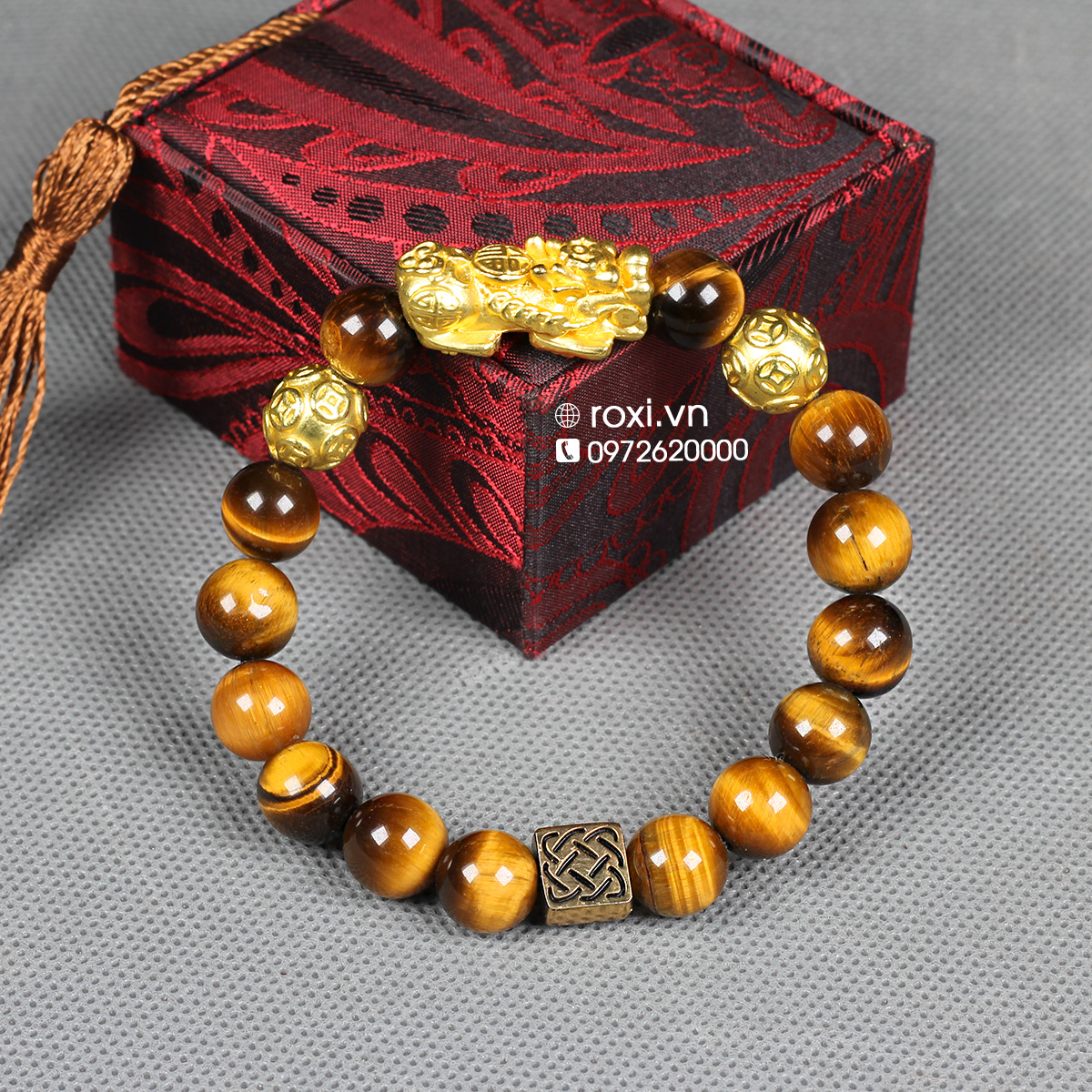 Tỳ Hưu cho Người Tuổi Tân Mùi 1991: Bí Quyết Chọn Trang Sức Phong Thủy Khai Mở Vận Khí, Thu Hút Tài Lộc và Bình An 6 Vòng tay Tỳ Hưu đá mắt hổ nâu, mặt dây chuyền Tỳ Hưu