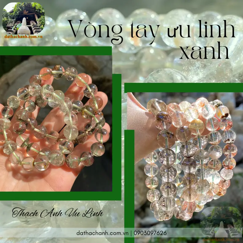 Vòng thạch anh lan tỏa năng lượng tích cực.