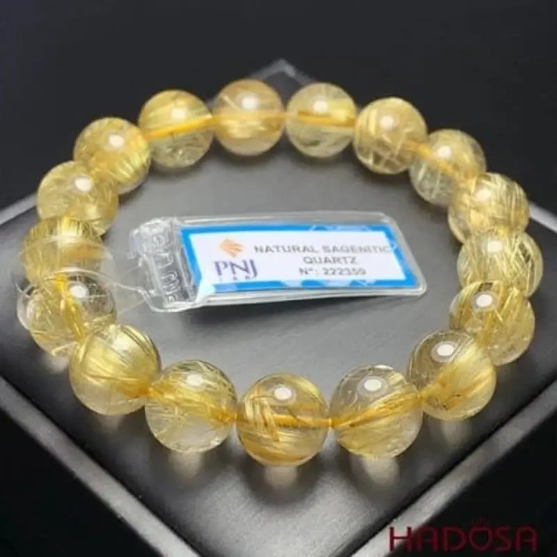 Vòng Thạch Anh Tóc Vàng Tuổi Thân: Chọn Đúng, Phát Tài Vượng Khí 4 Vòng Thạch Anh Tóc Vàng Rutile Óng Ánh