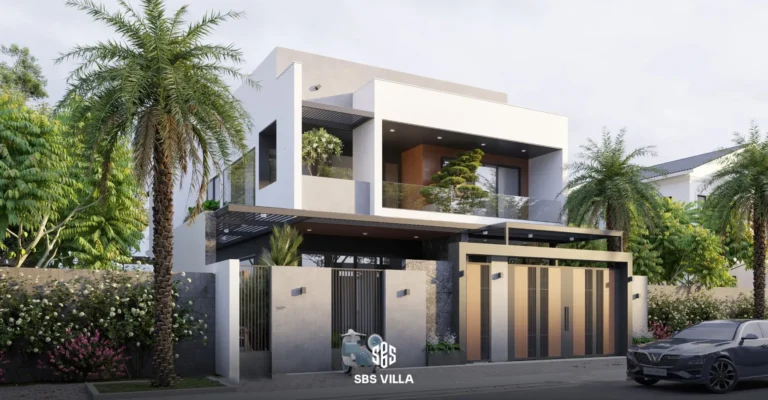 Biệt thự sang trọng dưới nắng ban mai