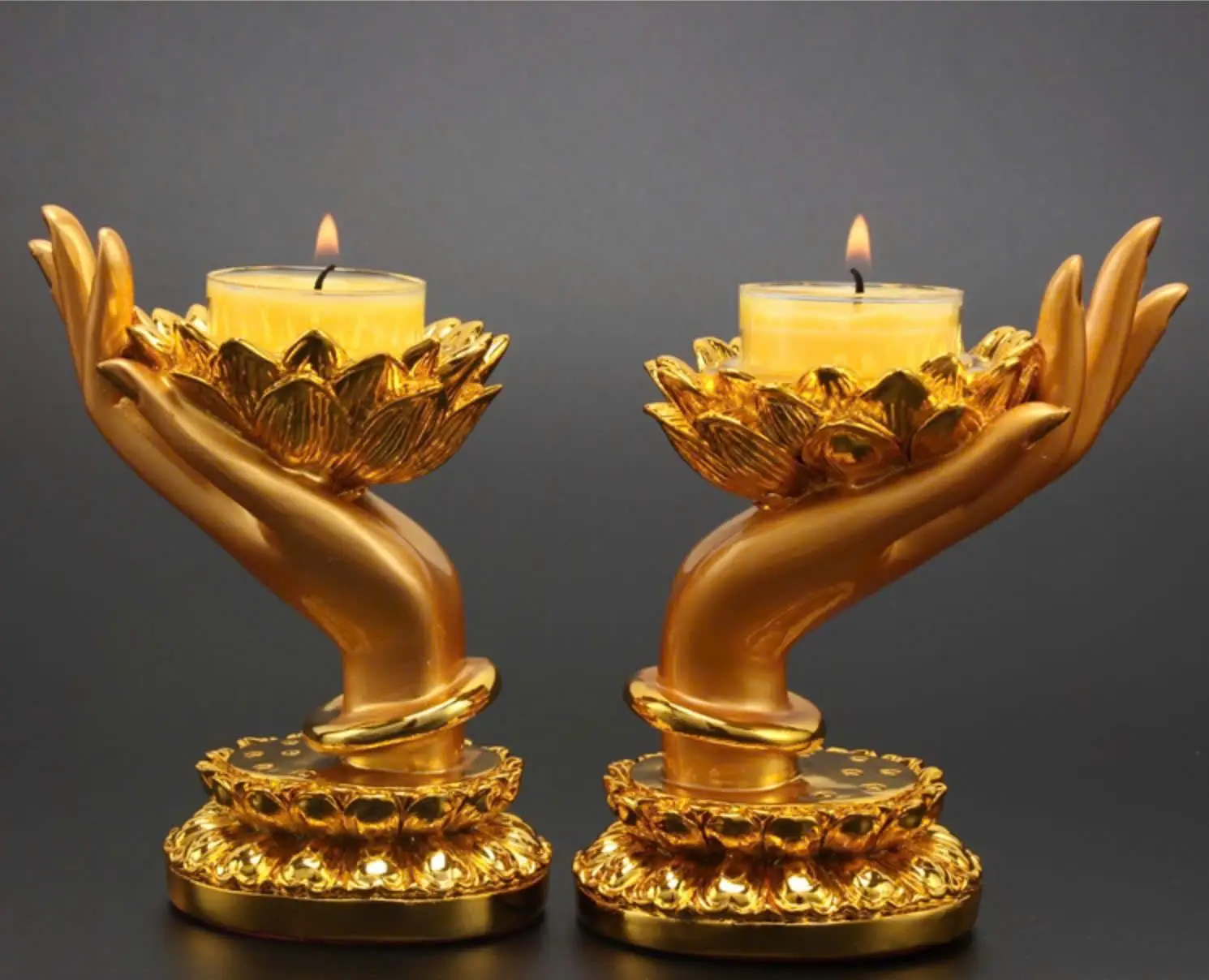 Tay nắm vòng phong thủy: Bình an, sen nến